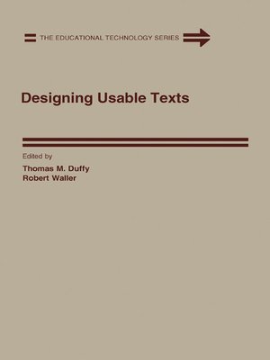cover image of Designing Usable Texts